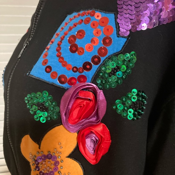 EUC Vintage Carole Little Sports Petite Jacket Size Small - Picture 6 of 9